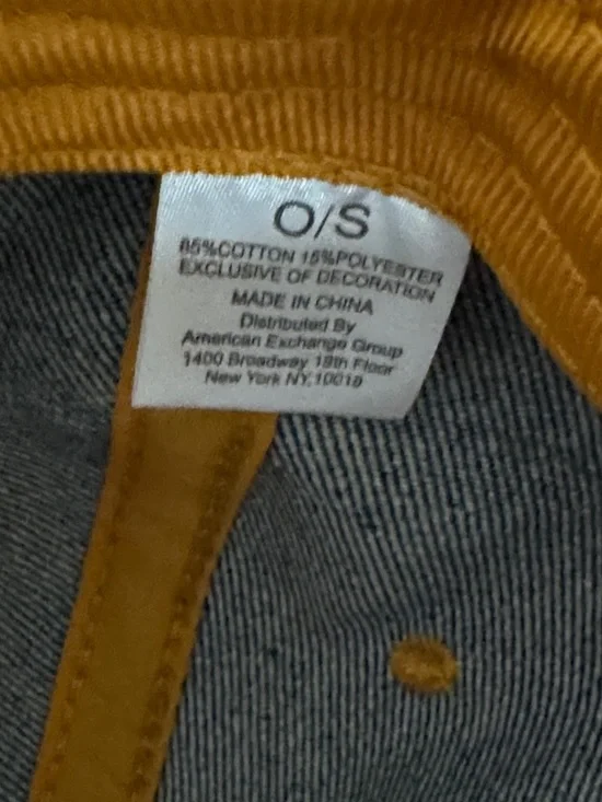 Bon Voyage Denim Cap with Crystal Floral Accent , New w/ Tag - Picture 9 of 10